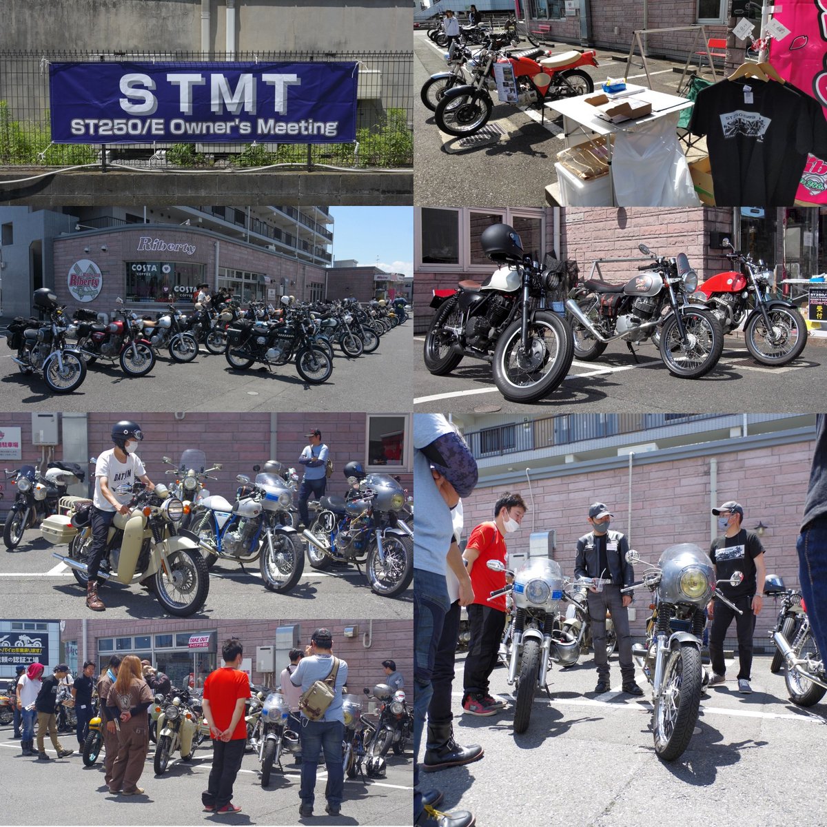 miyappp1's tweet photo. 2023.7.2(sun)
2nd ST250/E Owner's Meeting in
RIDER'S BASE Riberty
(2nd STMT)
#stmt #stmtg #リバティMT
#st250 #st250e #tu250x
#Volty #grasstracker https://t.co/zUJbK8HqCV