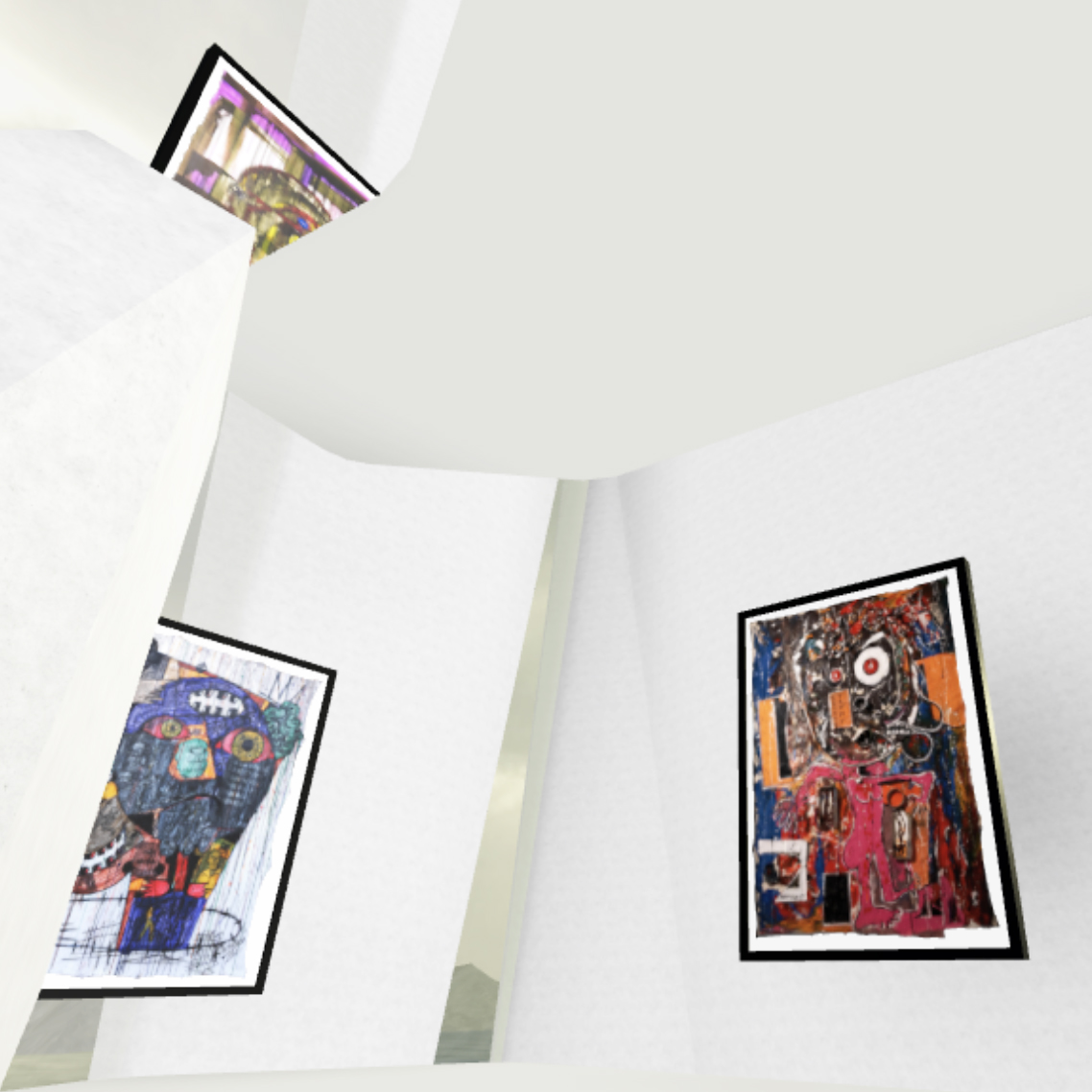 Come walk through the Mila Gallery in Ubuntuland. Boasting the beautiful work of world renowned south african artist <a href="/BlessingNgobeni/">blessing ngobeni</a>  

When buying a piece you will receive the digital Nft and the physical artwork! 🔥

🔗africarare.io/mila-gallery
🧡
#ubuntuland #africarare