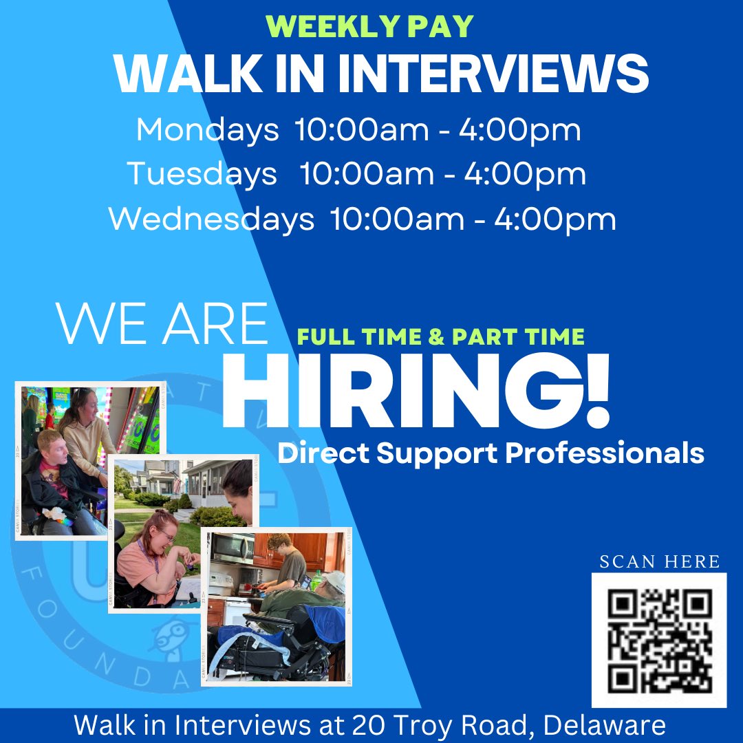 Today is the day! 
#nowhiring #delawareohio #directsupportprofessional #monday #TeamCF