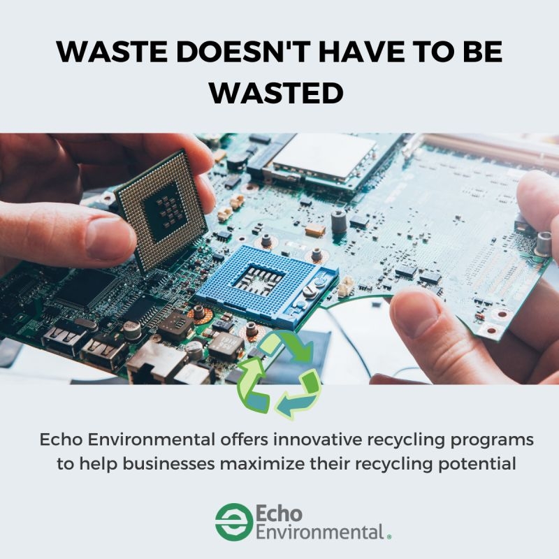 Echoenviron's tweet image. Start your recycling journey at echoenvironmental.com. #RecyclingPrograms #SustainablePractices