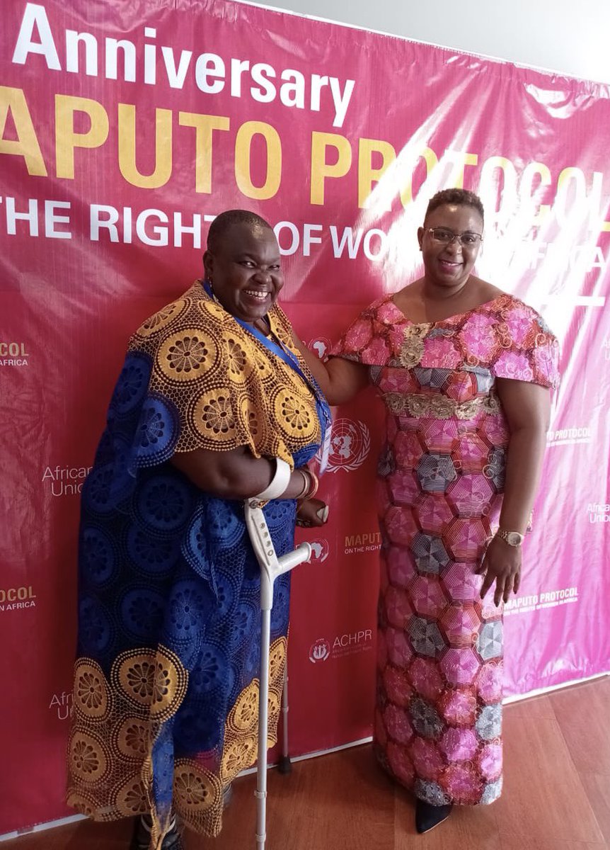 Kwwdnetwork's tweet photo. @LMulombi is this week engaging in the #MaputoProtocol@20 dialogue on women in political participation where she continues to challenge exclusion of women with disabilities in leadership spaces.She says βInclusion of women with disabilities must go beyond mere tokenismβ
#Maputo20 https://t.co/EabHxxhhep