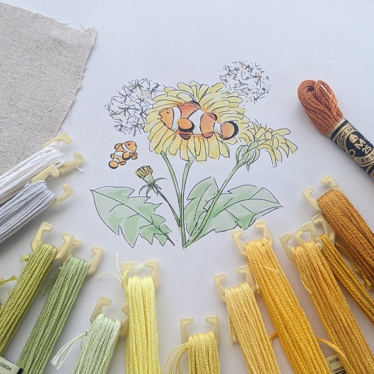 ララの花かんむり｜刺繍で楽しむ花の物語📖全国書店にて