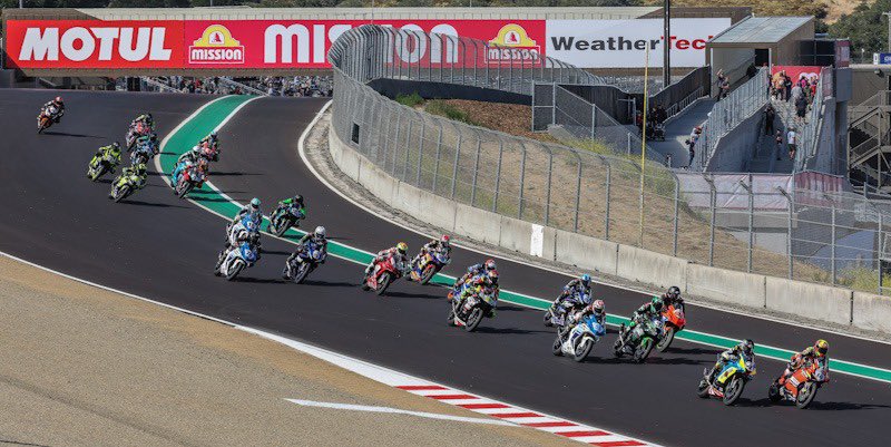 ducaticorse's tweet image. Xavi Fores (Warhorse HSBK Racing Ducati NYC #12) kept up his total domination of MotoAmerica Supersport at Laguna Seca as he took his eighth successive win in the class to increase his lead in the standings to 100 points. #ForzaDucati #DucatiCorse #DucatiPanigaleV2