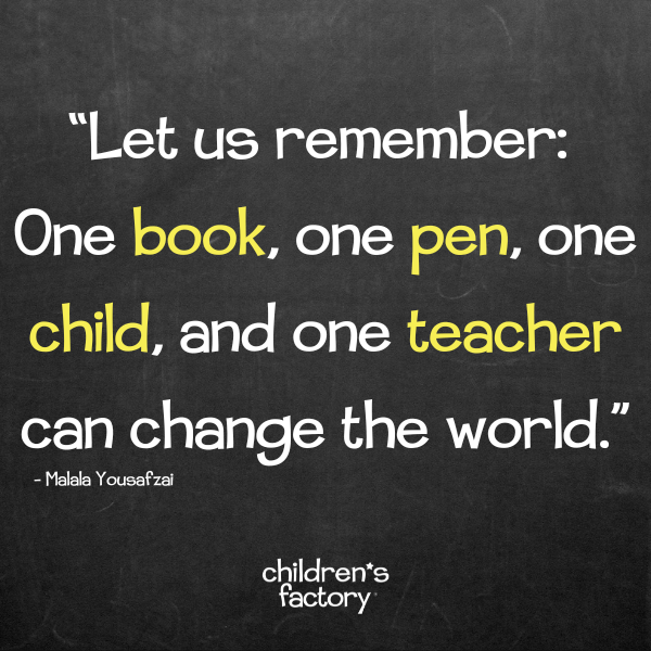 childrensfactry's tweet photo. Happy Monday! 
Sending gratitude and appreciation to the amazing educators who light up our lives ✨🙌

#childrensfactory #mondayquotes #teacherquotes https://t.co/i7rgaFpzgV