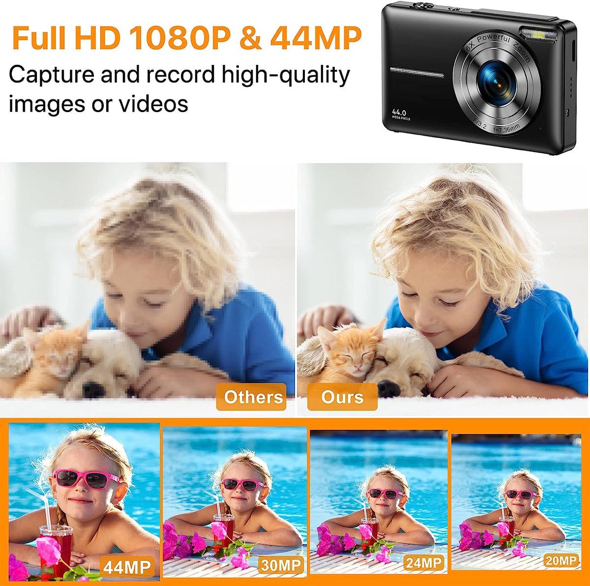 buymuchwow's tweet image. Capture priceless memories with the FHD 1080P Digital Camera for Kids! 📸🌟 With 16X digital zoom and a 32GB SD card, it's perfect for teens, students, boys, girls, and seniors. Get yours now on Buy Much Wow and unleash your inner photographer! 🎉✨ #photography #cameradeal
