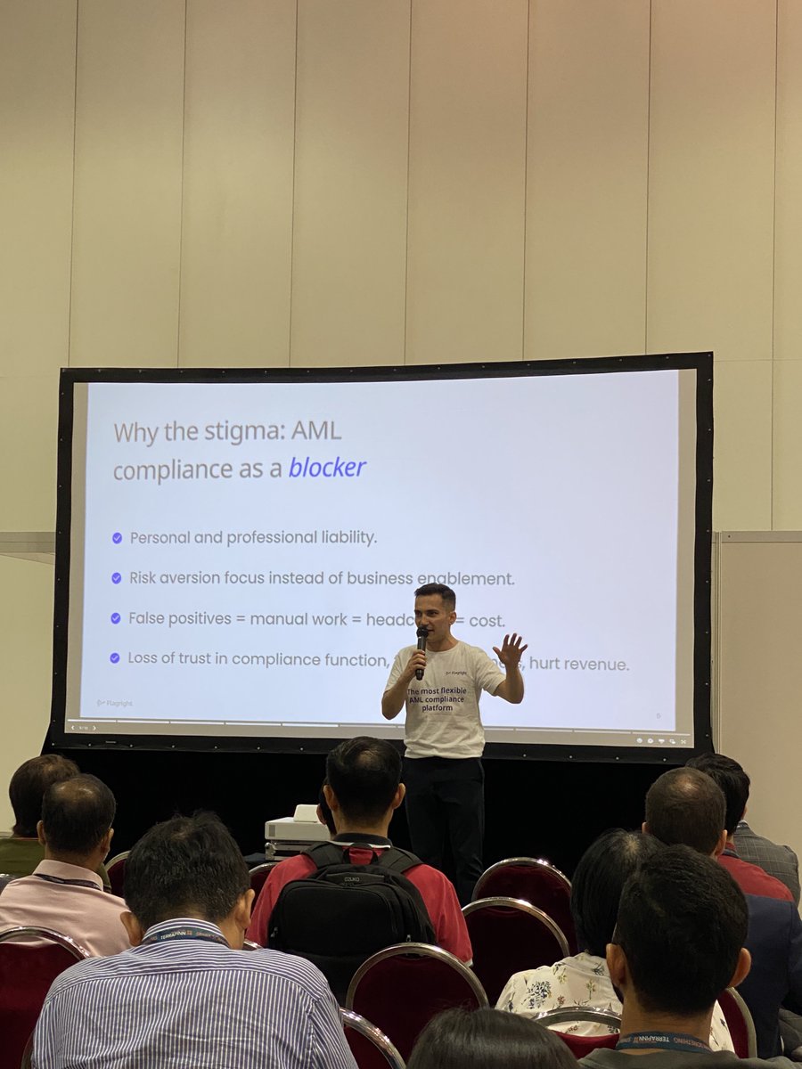 FlagrightHQ's tweet photo. 🔥 Looking back two weeks ago to the phenomenal #SeamlessAsia 2023 in 🇸🇬 Singapore! 🔥

As silver sponsors, we're immensely proud to have been part of Singapore's vibrant #financial hub's extraordinary event. The synergy, the insights, the sheer electrifying energy of the #fintech #community - unforgettable!

Our co-founder & CEO, @bo_flagright's illuminating talk on 'Balancing AML Compliance & Customer Experience' continues to echo. Remember, in this dynamic fintech era, #compliance should be a launchpad, not a roadblock! 🚀

Shout out to every changemaker who visited our booth and joined us on this exciting journey! 🙌

Until next time, let's keep turning challenges into opportunities! 🎆

#Singapore #AMLCompliance #customerexperience #SeamlessAsia2023