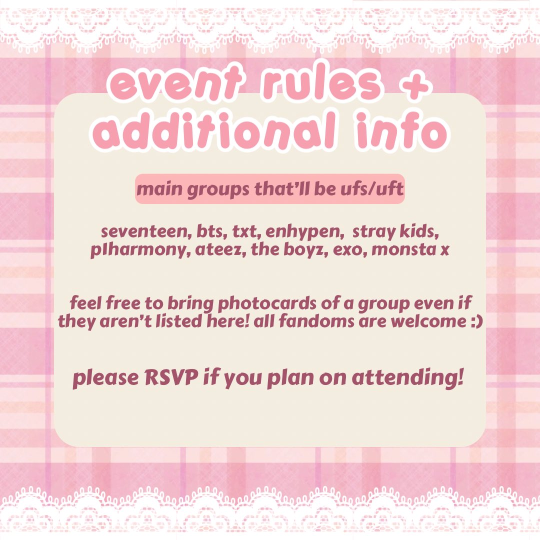 springeuijoo's tweet photo. ˗ˏˋ ꒰ NYC TRADING EVENT 07.29 ꒱ ˎˊ

we’re hosting a trading event in central park. join us for: photocard trading, buying, selling, and local vendors! all groups welcome ♡︎

📅: saturday, july 29, 2023 (12am - 4pm)
📍: central park (heckscher ballfields)

more info below! https://t.co/NhHbC1fS1l
