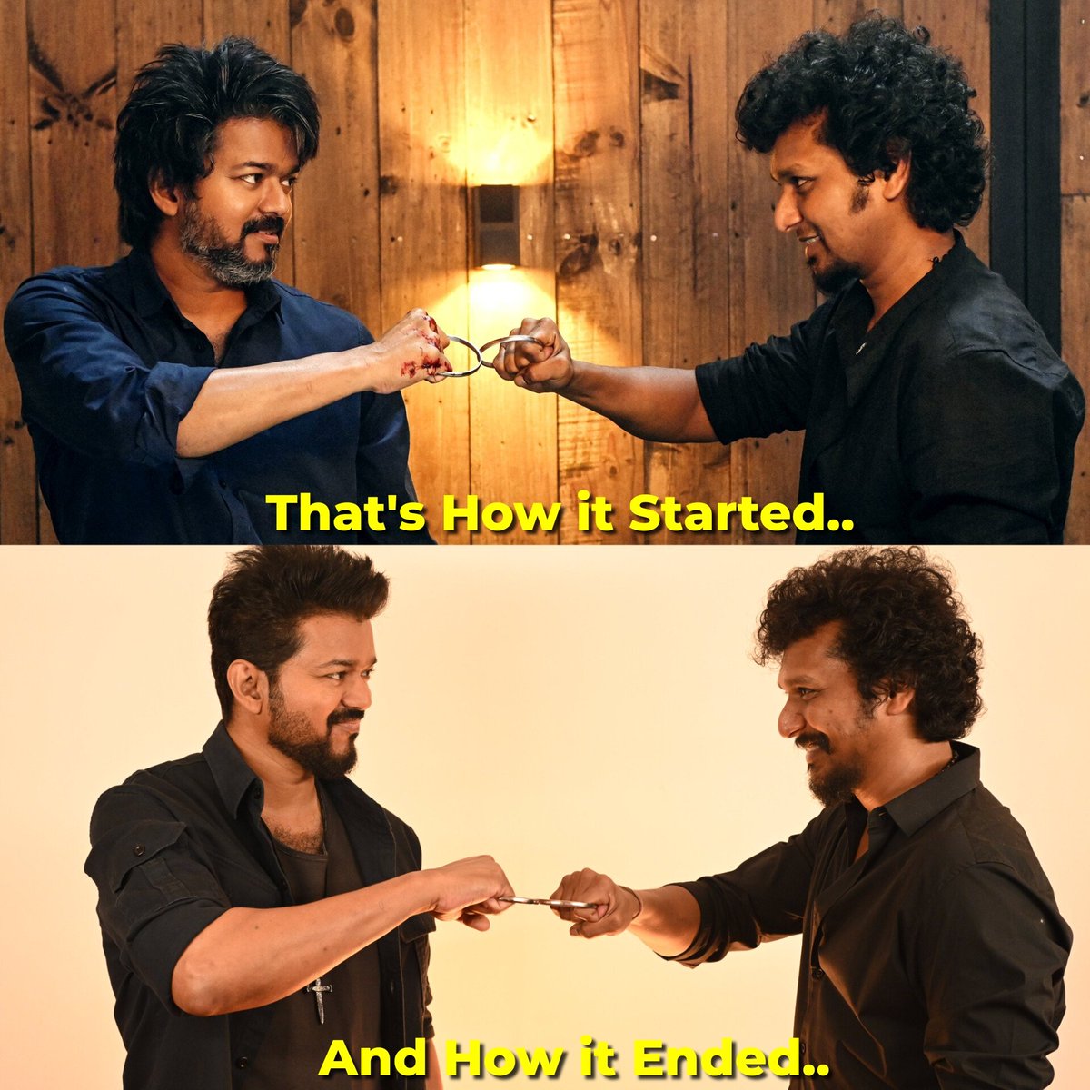 Saravananxx's tweet photo. Can't wait for October 19th 🫡🦁
Thalapathy @actorvijay na 💥

@Dir_Lokesh @anirudhofficial @Jagadishbliss 

#LeoShootWrap https://t.co/LDdz638rAn