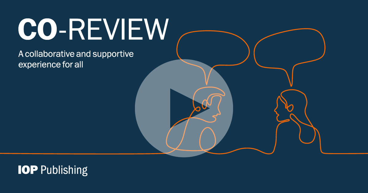 JPhysComms's tweet image. Yes, it’s true! Co-review is now available across our owned journals - delivering a collaborative and supportive journey for all our reviewers. Together conquer transparency, raise recognition and improve inclusivity in #PeerReview
ow.ly/xSET50OY7sq
#EarlyCareerResearcher