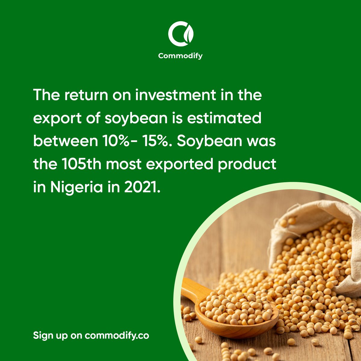 commodifyafrica's tweet photo. Commodify provides quick collateral-free solutions for Agro-commodity exporters in a cost-effective and digital way.

Sign up on https://t.co/plbcsXaYOg for your export financing needs. https://t.co/JGoOcq7wY9