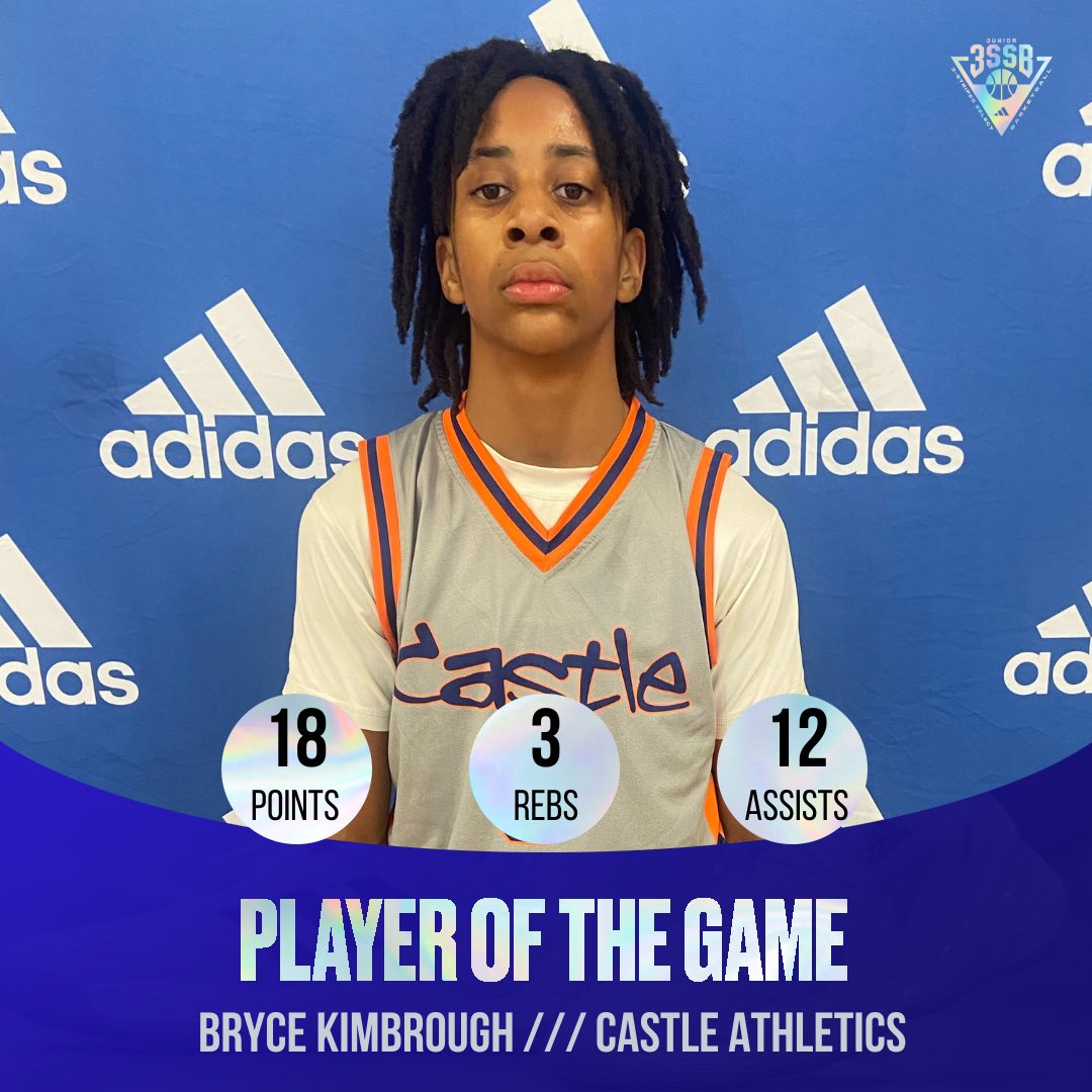 Jr3SSB's tweet photo. Congratulations to #JrNATL Players of the Game:
Bryce Kimbrough (@CastleHoops)
Jaleek Parson (@WarriorLife2027)
Connor Hodgson (Carolina Premier)
Ferlands Wright (@OfficialHDHoops)
@3SSBCircuit /// @3SGBCircuit https://t.co/7ihCkAd7yI