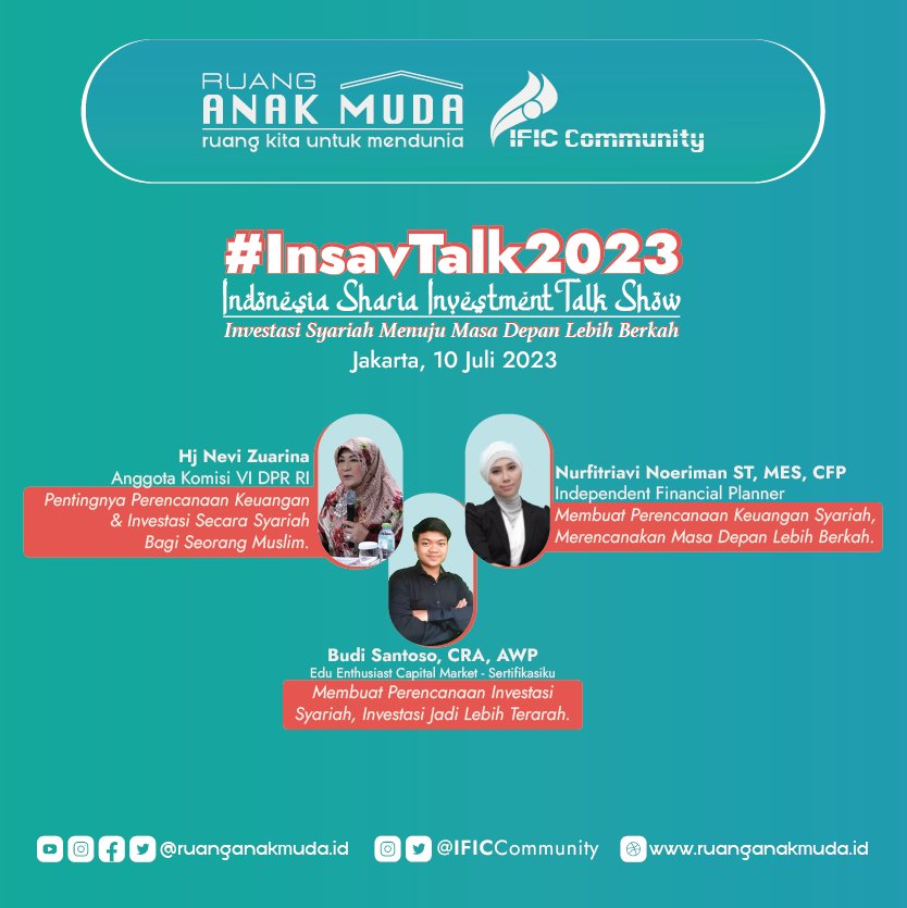 IFICCommunity's tweet photo. Terima kasih kepada semua pihak atas dukungannya pada kegiatan INSAV Talk 2023.

#INSAVTalk2023 #RuangAnakMuda #IFICCommunity https://t.co/TGQgrbQc8O