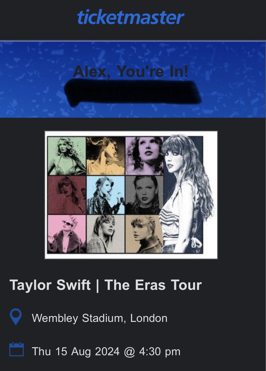 alexfjordan's tweet photo. That was stressful #TheErasTour https://t.co/Qf552sqMFk