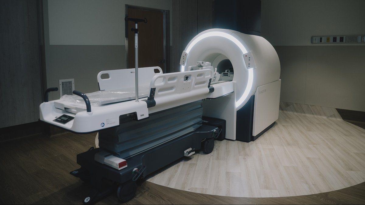 CRANIA_Toronto's tweet photo. We are excited to unveiled our new a state-of-the-art 0.5 Tesla MRI scanner.

It is the first time a 0.5 T MRI scanner will be used in an Ontario hospital setting, and first in the world for clinical neuromodulation.

Learn more about it here: https://t.co/ZtWlflwOar https://t.co/3ibb84K9nJ