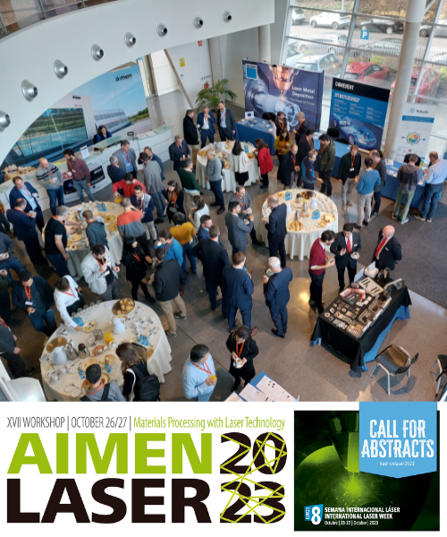 aimenct's tweet photo. Last Call for abstracts ❗
Participate in one of the most important #laserevents: #aimenlaser2023 ↪ XVII Workshop on Materials Processing with Laser Technology.
⌛ You have until the 14th of July to send your proposal through our website: https://t.co/iISnOWnbUZ https://t.co/HcSTcUTJba