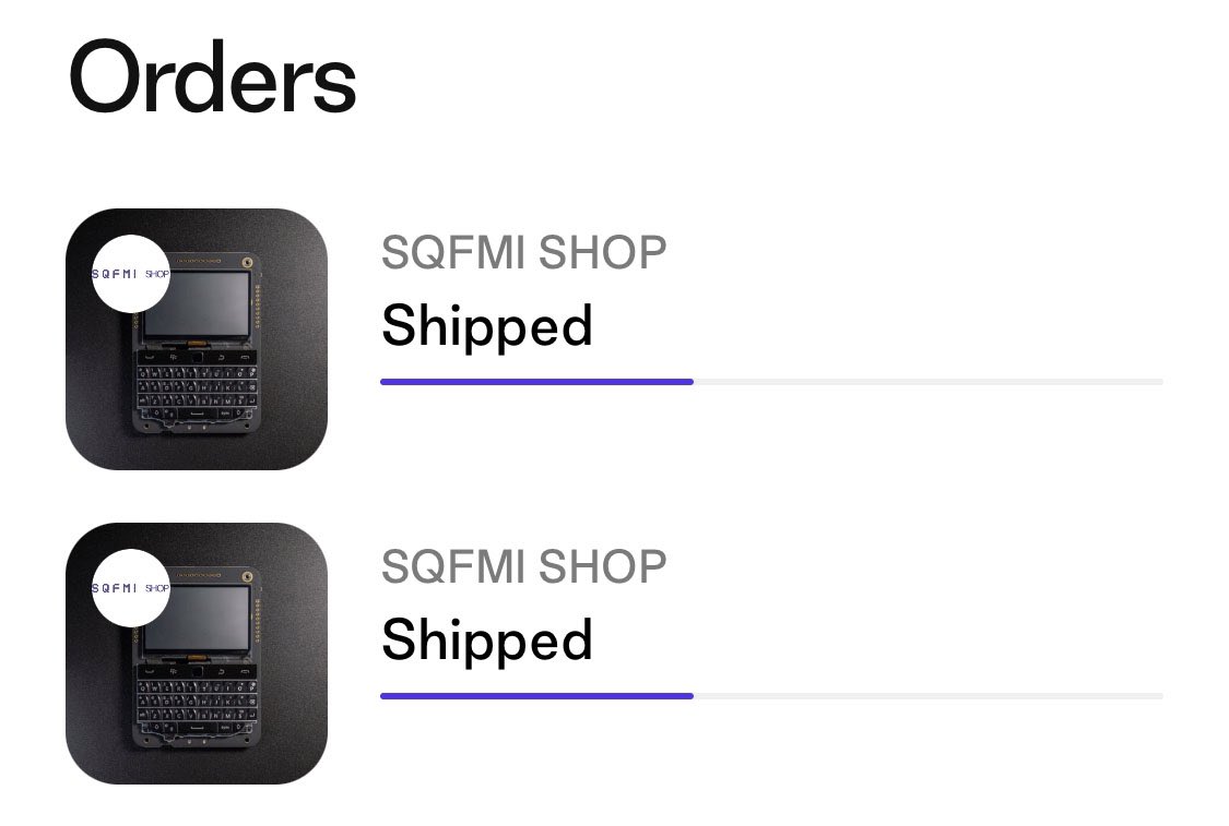 YounesOughla's tweet photo. So refreshing to see a company ship a pre-order product ahead of schedule. #Beepy @sqfmi @ericmigi https://t.co/r7rur2VSki