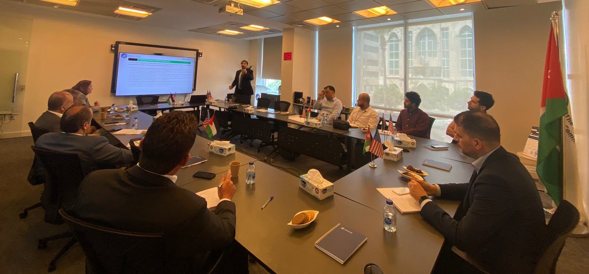 An Awareness Session, "ECO Boost Jordan" a USAID BGA funded project, in collaboration with Manafeth Consulting and Technology.

#amcham #jordan #USA #USAIDproject #awarenesssession #ecoboost #exporting #greenexport #ecofriendly #ecofriendlyproducts