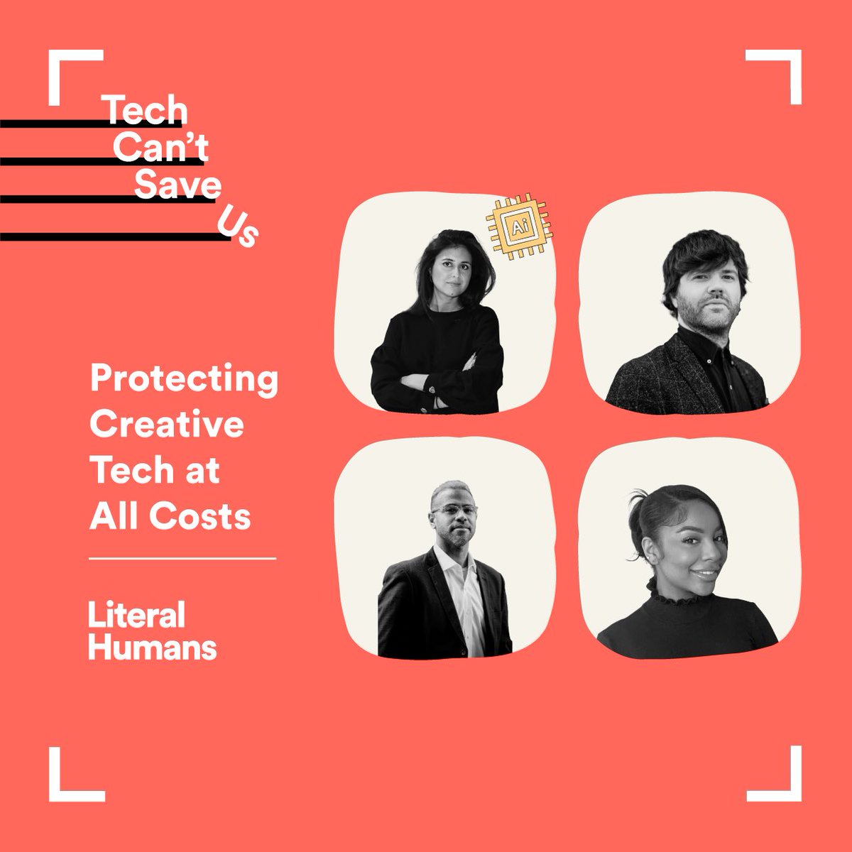 LiteralHumans's tweet photo. Will AI solve climate change?
New week, new pod! In this episode we question the boundaries of whatโs possible with tech, and #open-ended founder @SuhairK gives an insight into the challenges faced by creative technologists. ๐๏ธ
#ProtectCreativeTech #podcast https://t.co/9WHK79coC5