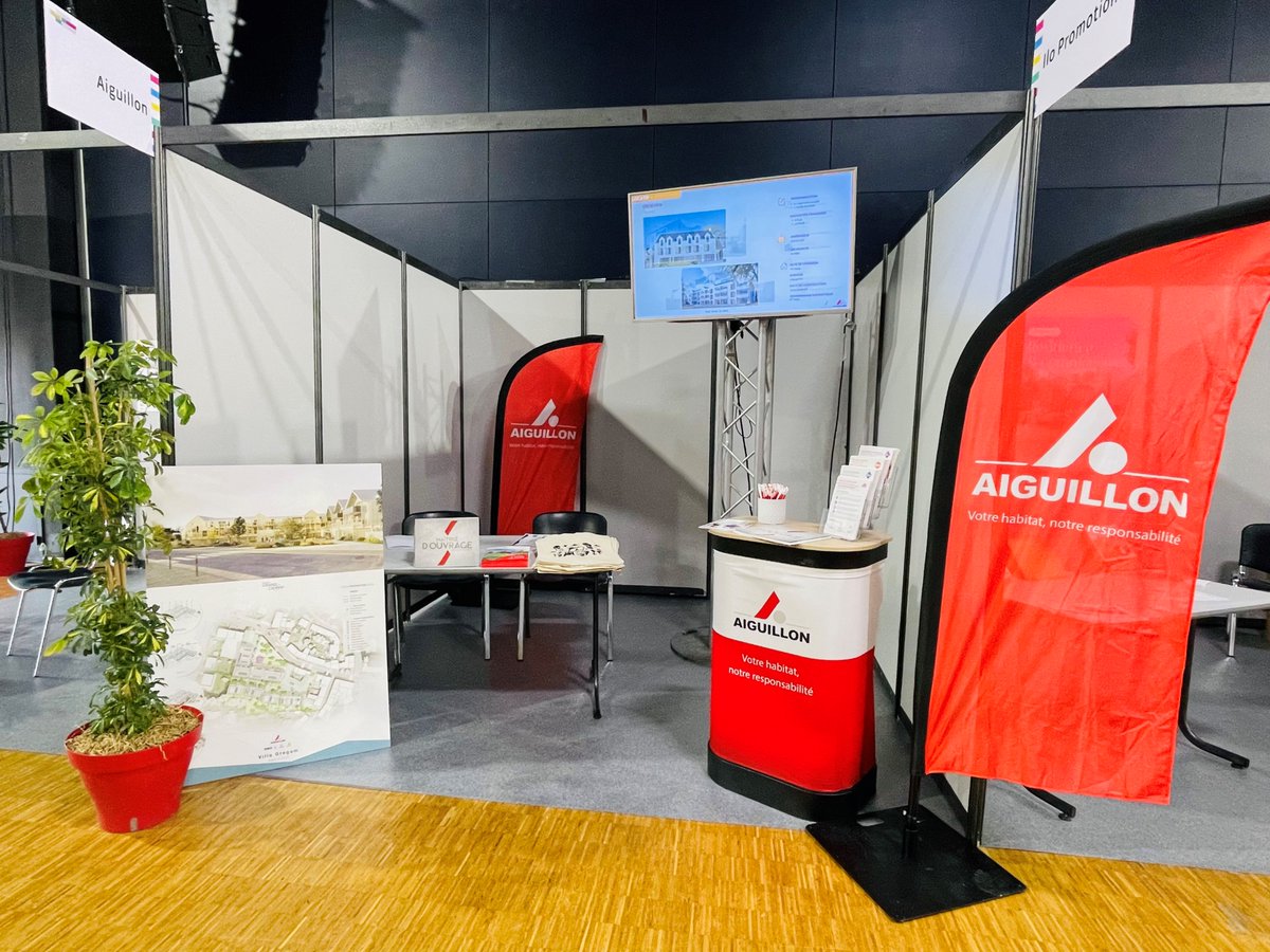 📅 Le 1er juillet dernier, Aiguillon était présent sur le salon des Possibles à #GrandChamp (56).

L’objectif était de présenter Aiguillon et imoja aux habitants de Grand-Champ, nos réalisations, les programmes en cours et les projets, sur la commune et les alentours 🎯