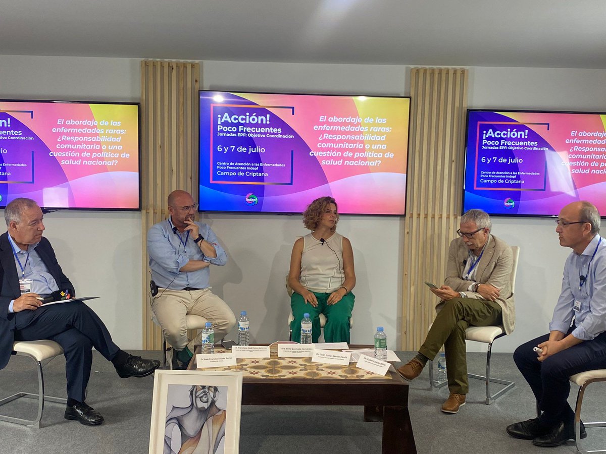 El abordaje de las #enfermedadesraras 🔍. 

🗣Carlos Catalán Oliver, director médico del grupo, ha participado en la jornada sobre enfermedades raras organizadas por @INDEPF. 

Muchísimas gracias por la invitación y por hacernos partícipes del debate.