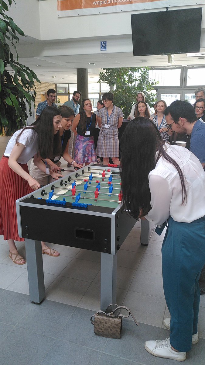 AHeylens's tweet photo. Conference or table football tournament ?

Both, both is good ! #UCCTS2023 https://t.co/v4XhWxAwiU