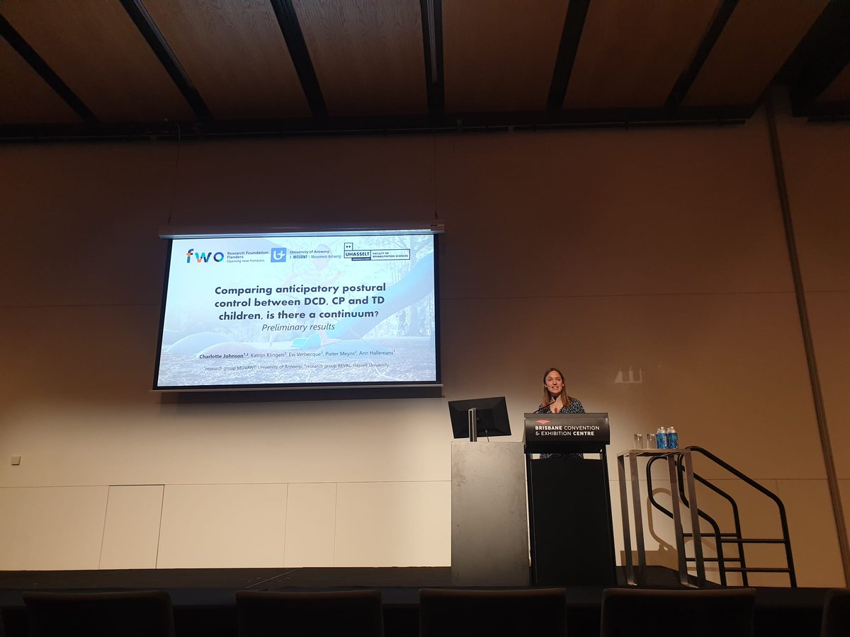 JohnsonCha1's tweet photo. Today I really enjoyed presenting my preliminary results on anticipatory postural adjustments in #dcd at #ISPGR2023 world congress in Brisbane. Thank you so much @ISPGR  for this opportunity! @MOVANTresearch @REVALResearch @FWOVlaanderen https://t.co/FKLkO8SWB5