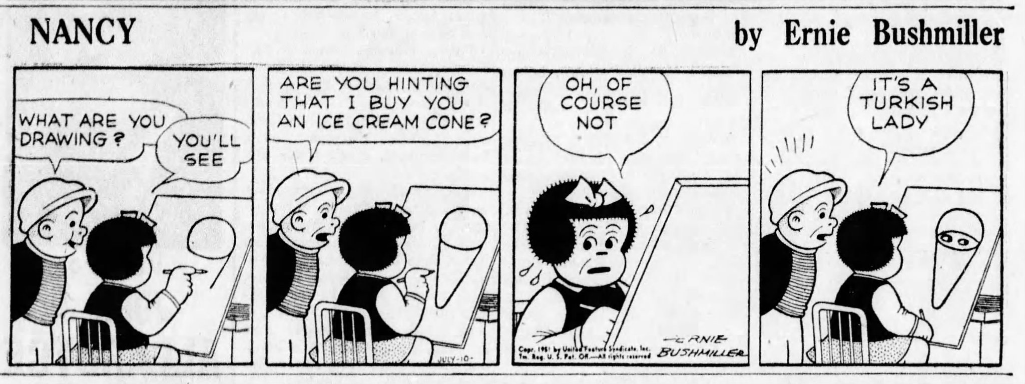 Nancy Comics by Ernie Bushmiller on Twitter: 