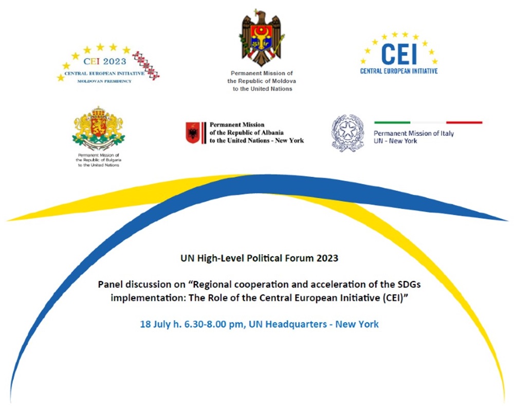 CEI_Secretariat's tweet photo. 📢 w/Permanent Mission of Republic of 🇲🇩 to #UN we will be hosting side-event at #UNHighLevelPoliticalForum on #SustainableDevelopment to showcase our good practices in #RegionalCooperation & partnerships supporting #UN2030Agenda 🌍🤝
#SDGs
ℹ️ https://t.co/LBKKAFhzHN https://t.co/UFyAbzpPWV