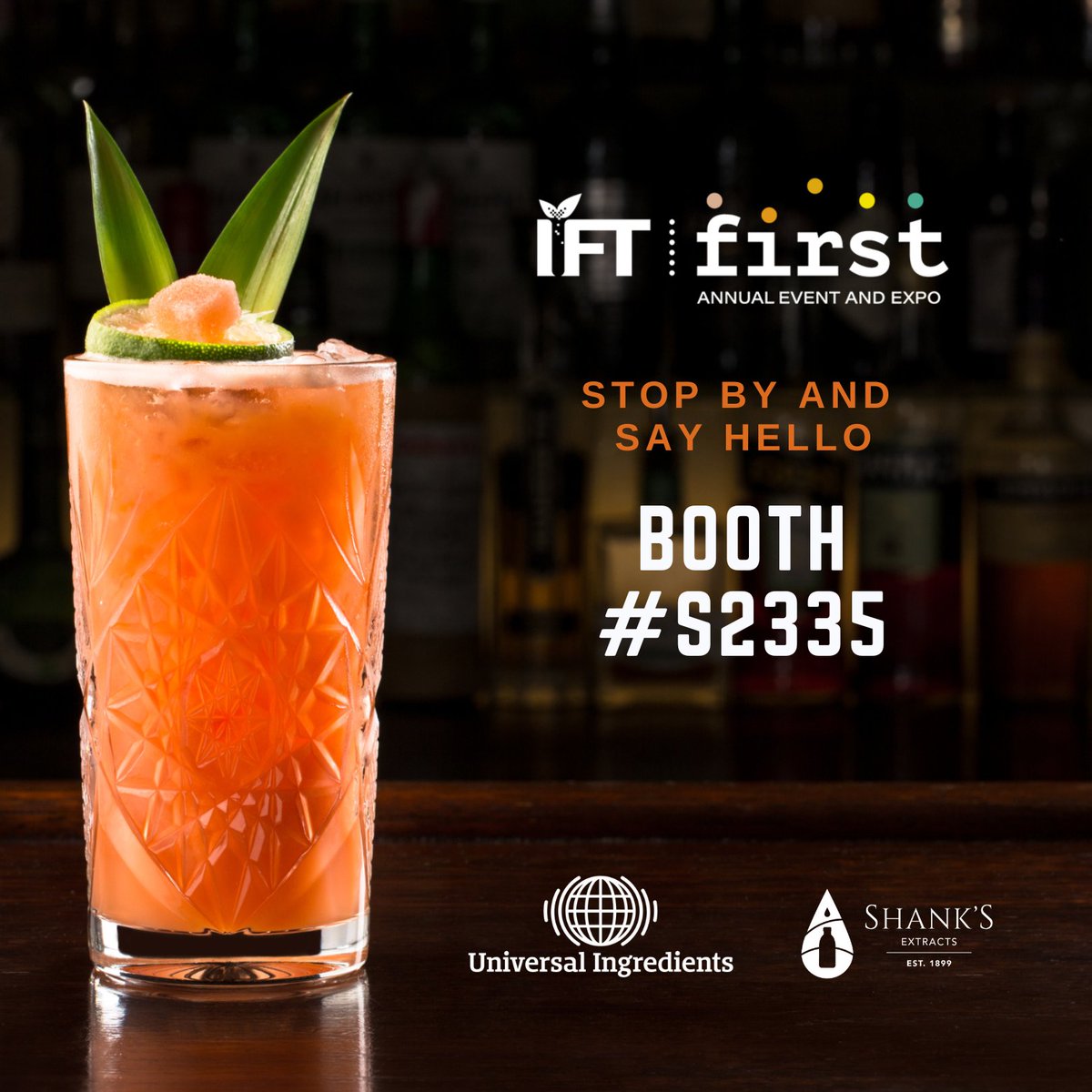 ShanksFlavoring's tweet photo. Only six days until the IFT FIRST: Annual Event and Expo! Join us at Booth #S2335 in Chicago from July 16th-19th! Experience the Science of Food, savor mouthwatering flavors, and connect with fellow food enthusiasts. Get ready for a flavor-filled journey! 🚀  #ShanksExtracts #IFT https://t.co/hOrnZPbQDg