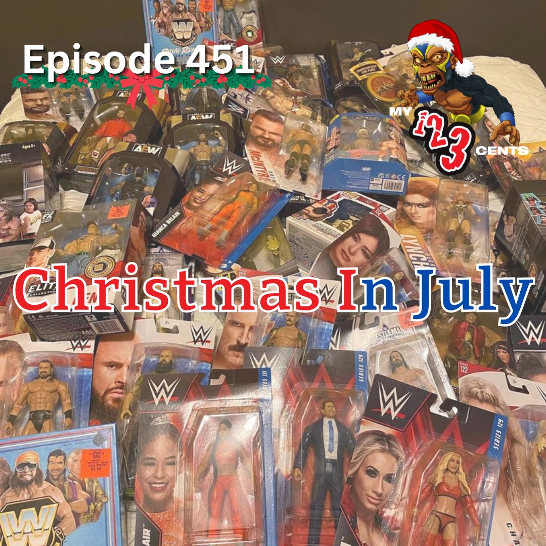kevinhunsperger's tweet photo. Happy Monday! The @my123cents Wrestling Figure Drive is happening NOW! We're getting an early start. I explain it all on this week's podcast, including a drop-off point at @castleperilous in Carbondale!
https://t.co/Ddv8ZB8hu9
#my123cents #prowrestling #wrestlingfigures https://t.co/FhafMRrNKs