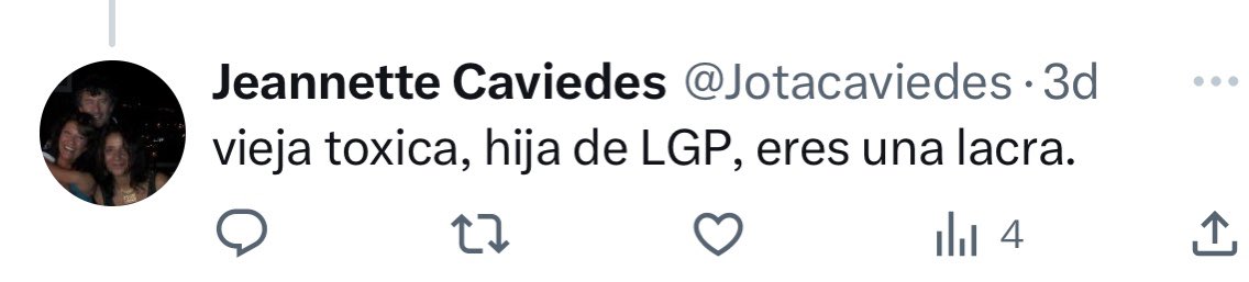 LaTrujo's tweet photo. Cómo es posible que no exista acción, a través de alguna institución de inteligencia del gobierno, que de con el paradero de estos psicópatas que amenazan e insultan al Presidente y Ministr@s! A parar la sedición! @GobiernodeChile @GabrielBoric @GiorgioJackson @camila_vallejo https://t.co/0KRusmbBAU