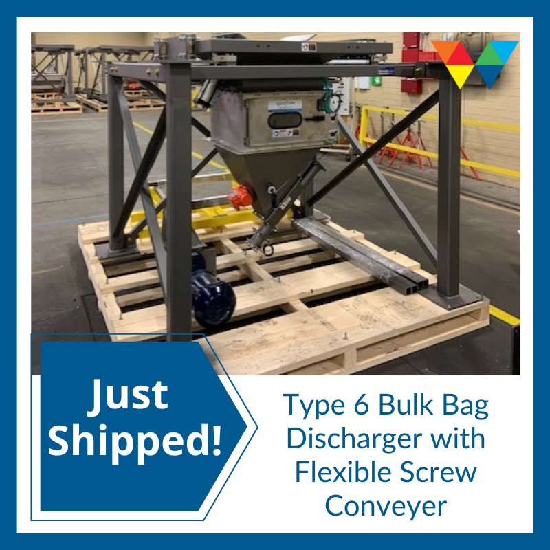 Spiroflow's tweet image. Just Shipped!➡️
A Type 6 Bulk Bag Discharger with a Flexible Screw Conveyer is being shipped to a large food and milling company out of Canada.