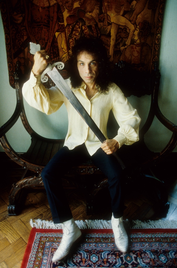 Revolvermag's tweet photo. 🕯️ The late, great Ronnie James Dio was born on this day in 1942. 

From @BlackSabbath, Rainbow and beyond, what's your favorite song he sang on? https://t.co/WVtQDxt76k