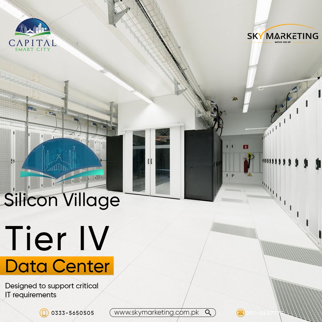 Capital smart city is making huge investment in large-scale digitalization by building tier IV data center infrastructure that's designed to support critical IT requirements.
#SkyMarketing #1RealEstateMarketingCompany #CapitalSmartCity #siliconvillage #digitalization