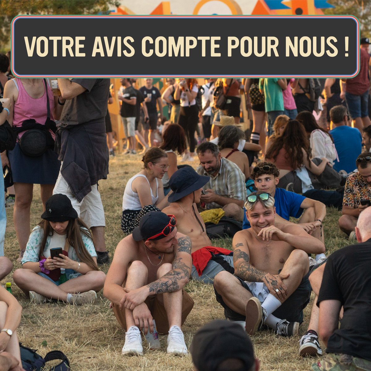 Votre avis compte pour nous ! 🤩

Afin de préparer au mieux la prochaine édition, prenez quelques minutes pour répondre au questionnaire et tentez de gagner un pass 3 jours pour la prochaine édition.

Le lien est disponible ici : forms.gle/SatdTHxBcKWFCG…