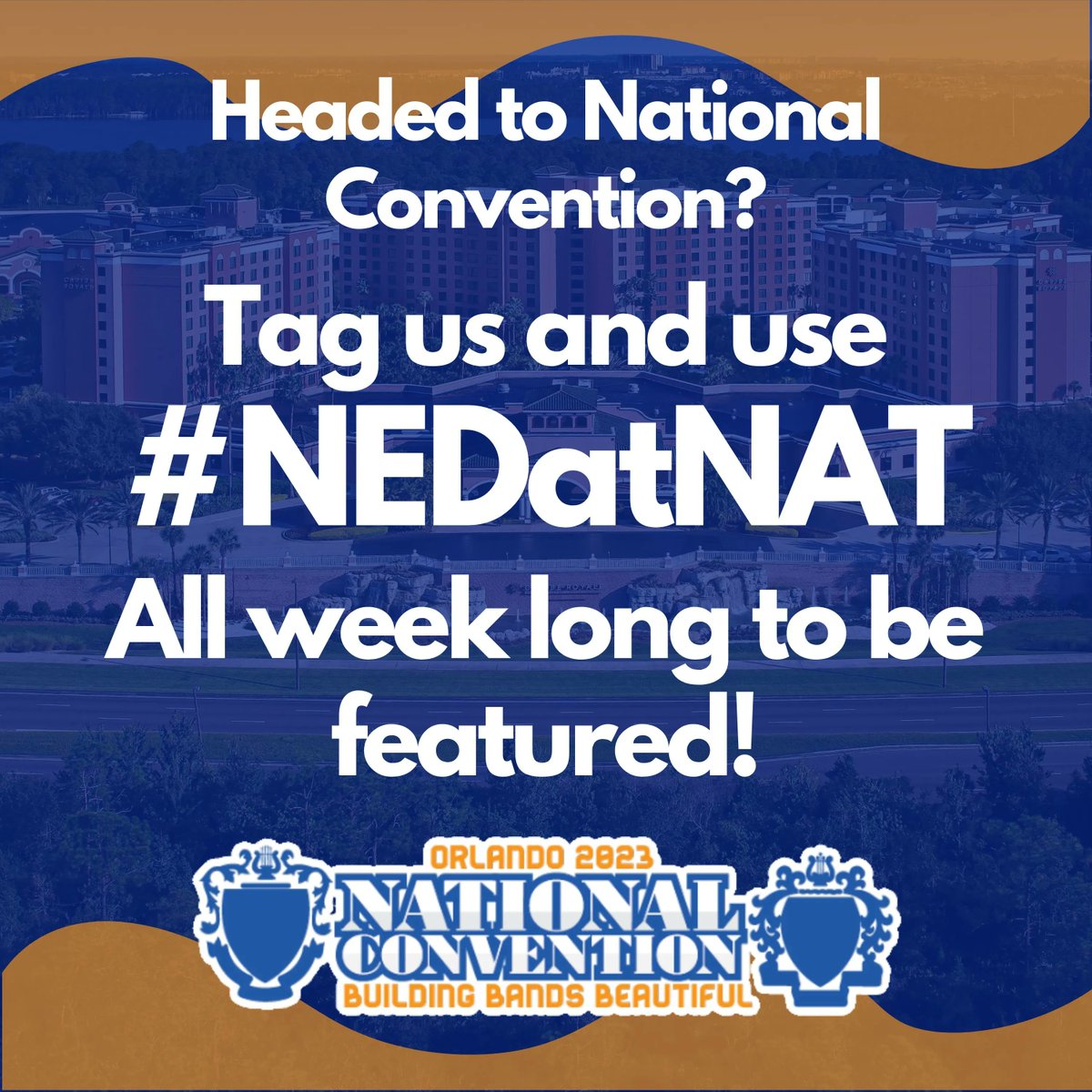 KKPsiNED's tweet photo. If you're attending National Convention this week, be sure to tag us and use #NEDatNAT to be featured on our social media! We can't wait to see you in Orlando, and we want to chronicle the entire experience through our brothers! https://t.co/H22xnmzCt6