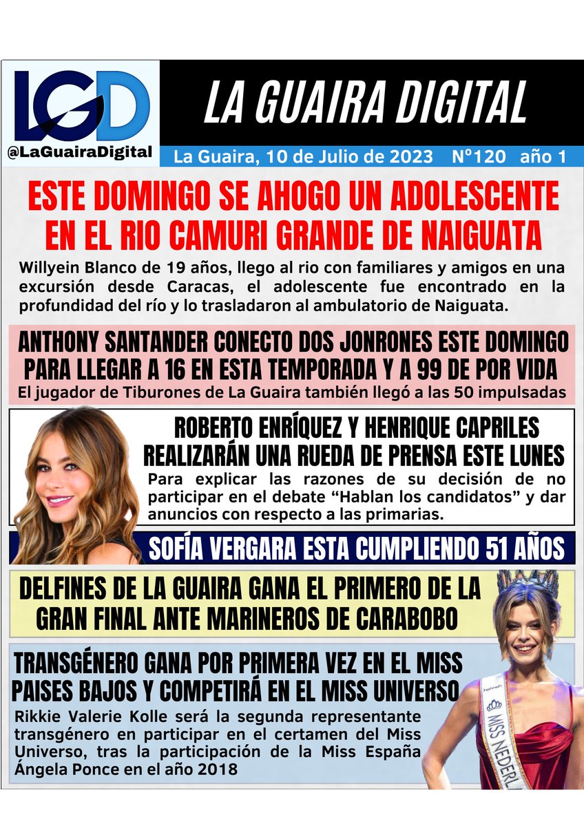 Guairadigital's tweet photo. Este Domingo se ahogo un adolescente en el Rio Camuri Grande de Naiguata https://t.co/V1c1j72xmO