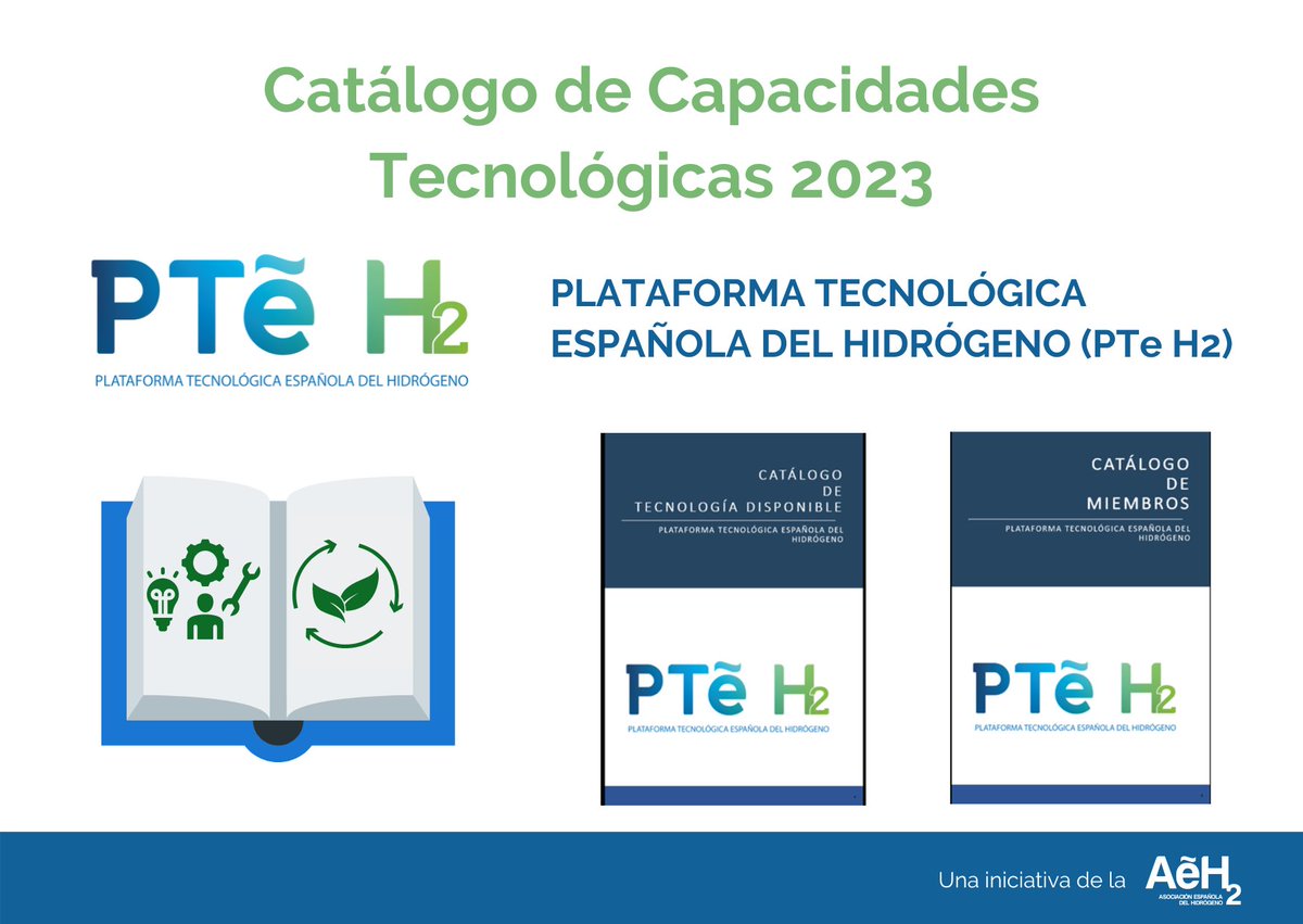 PTe_H2's tweet photo. 🔊El próximo lunes 17 de julio vence el plazo para el envío del formulario del Catálogo de Capacidades Tecnológicas 2023 de la @PTe_H2 

✍Os animamos a completar los formularios, en inglés y español, que hemos enviado a los miembros a través de correo electrónico https://t.co/2wiC23Yeir