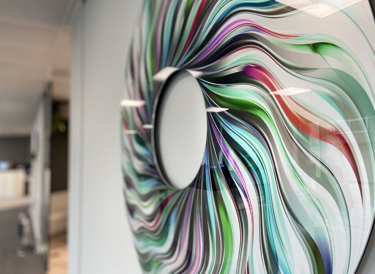 modern_artbuyer's tweet photo. Great to be showing striking digital artworks by Chuck Elliott in #Bath offices, bringing a splash of contemporary fun to the space! See more here https://t.co/PWP2mHZgfW #corporateart #artinoffices #digitalart #digitalprint #diasec #originalart #limitededition #buyart #buyprint https://t.co/weiKZBZm2c