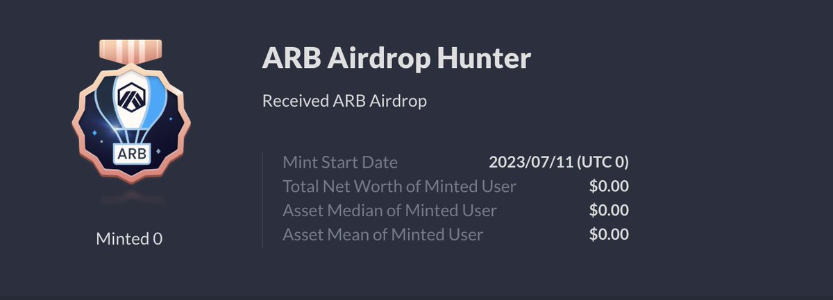 พรุ่งนี้ 7 โมงเช้า (ไม่ต้องรีบนะ ชิวๆครับ)
เก็บ badge $arb airdrop hunter
debank.com/badge/7