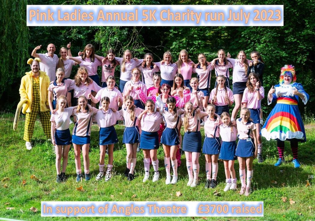 MarshlandHS's tweet photo. Marshland Pink Ladies hockey squads did another 5k Park run for their annual charity run – this year the cause was the Angles Theatre in Wisbech.
The girls raised over £3700 which is the highest total they have ever raised.  They have raised nearly £15,000 over the last few years https://t.co/fcFlp1aqIU