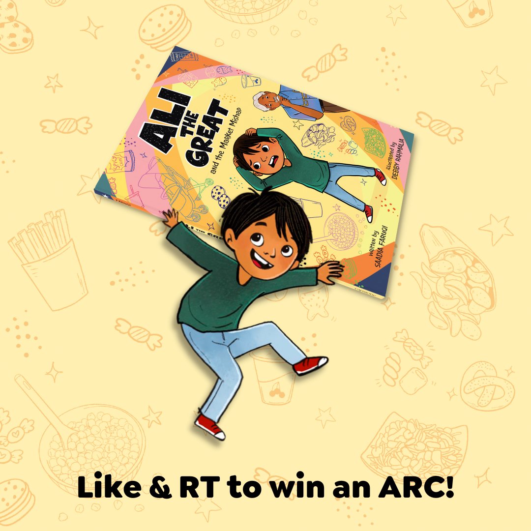 ✨ ARC GIVEAWAY✨

Like &amp; RT for a chance to win a free #ARC of ALI THE GREAT AND THE MARKET MISHAP! There will be 1️⃣0️⃣ winners selected on 7/15! (U.S. only)

The ALI THE GREAT series by <a href="/SaadiaFaruqi/">Saadia Faruqi</a>, illustrated by <a href="/debbyrahmalia/">debbyrahmalia</a> comes out August 1st! #LearningisForEveryone