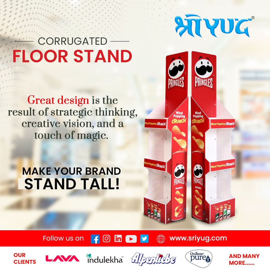 sriyug's tweet photo. Captivate and Elevate: Introducing our expertly #designed corrugated floor stands that blend stunning visuals with #powerful #Advertising. Make your brand stand tall! 🚀
🌐https://t.co/TQ4v7PpQyn
📷96259 70373
#BusinessGrowth #display #sriyug #design #Promotio #BrandVisibility https://t.co/PR36S52YYJ