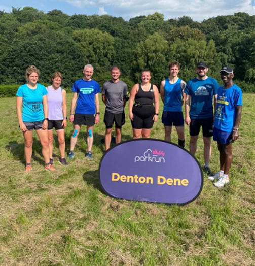 #skyblues Parkrun tourism at the weekend, near &amp; far <a href="/parkrunUK/">parkrun UK</a>  #nhs75birthday #parkrunAlphabetChallenge Nearer home the new kid/parkrun on the block #newDeneontheblock was checked out by some #skyblues , visiting #DentonDeneParkrun  Lovely addition to the NE parkrun circuit