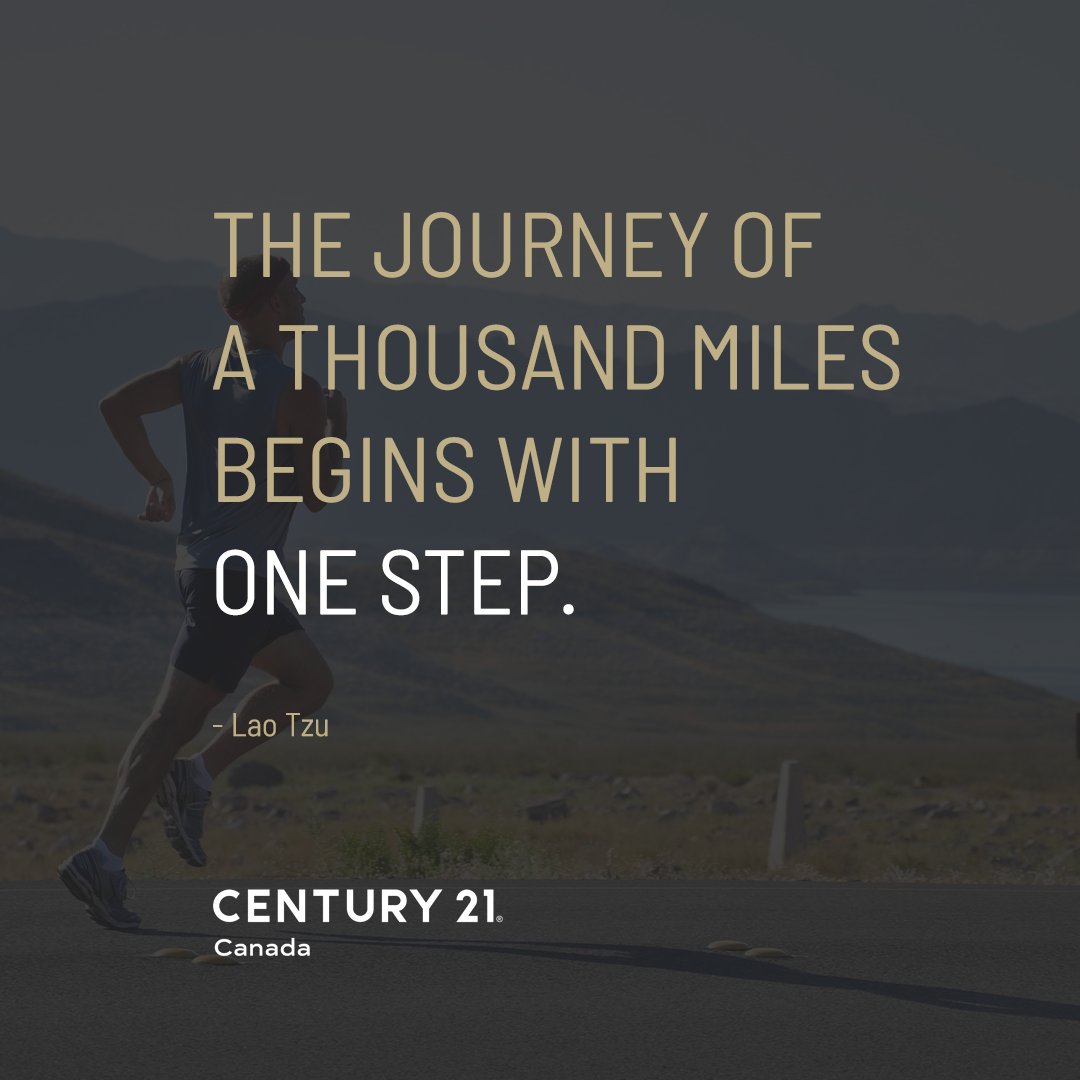 'The journey of a thousand miles begins with one step.' - Lao Tzu #MotivationMonday Diana McIntyre Century 21 Bamber Realty Ltd. 403-401-0533 Web: itsSold.ca Email: Diana@itsSold.ca facebook.com/33378972330273…
