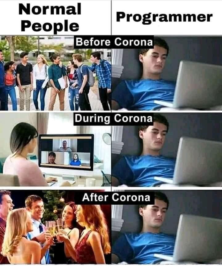 Normal people vs Programmer