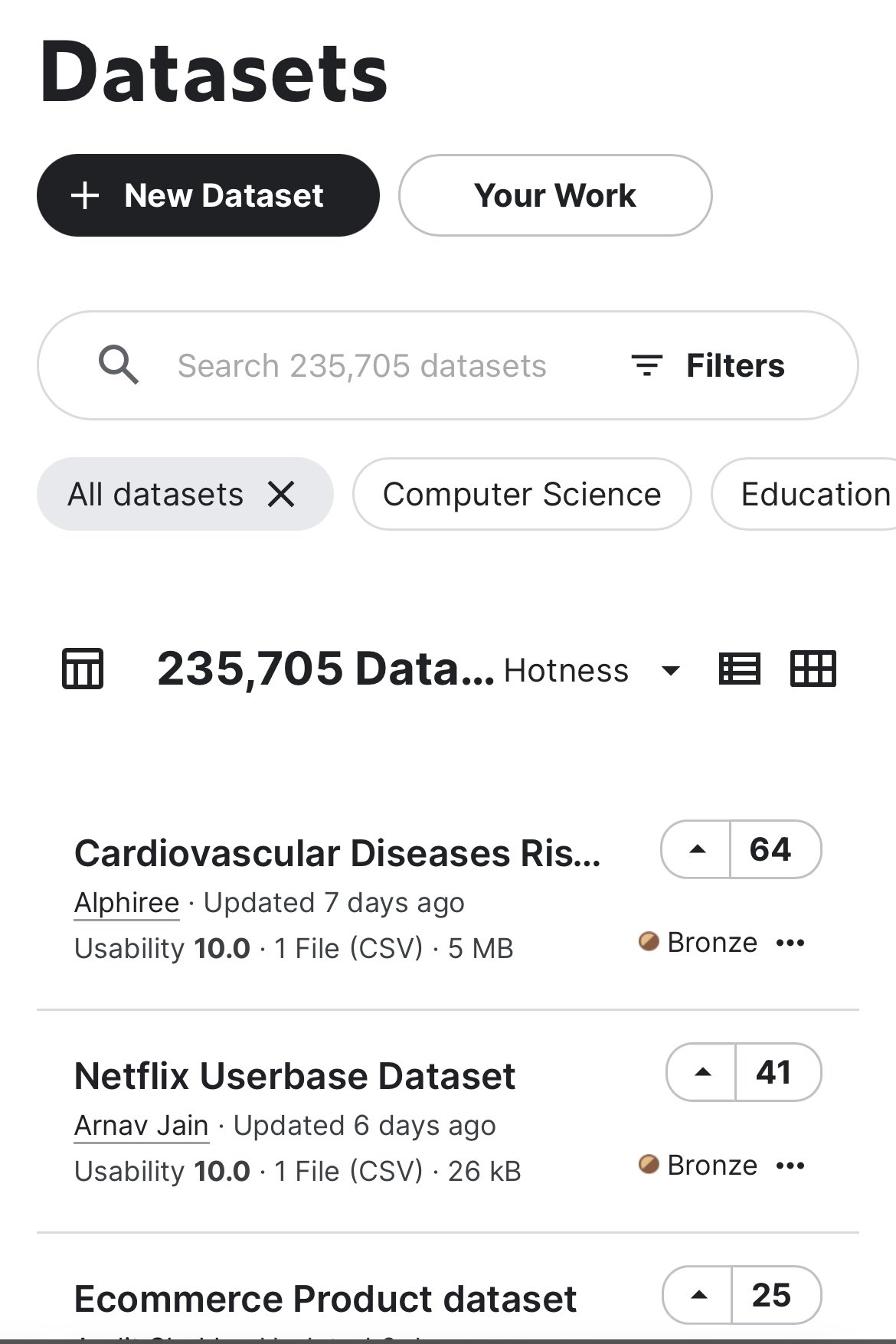 Gabby on twitter this is a list of over 200k open and free