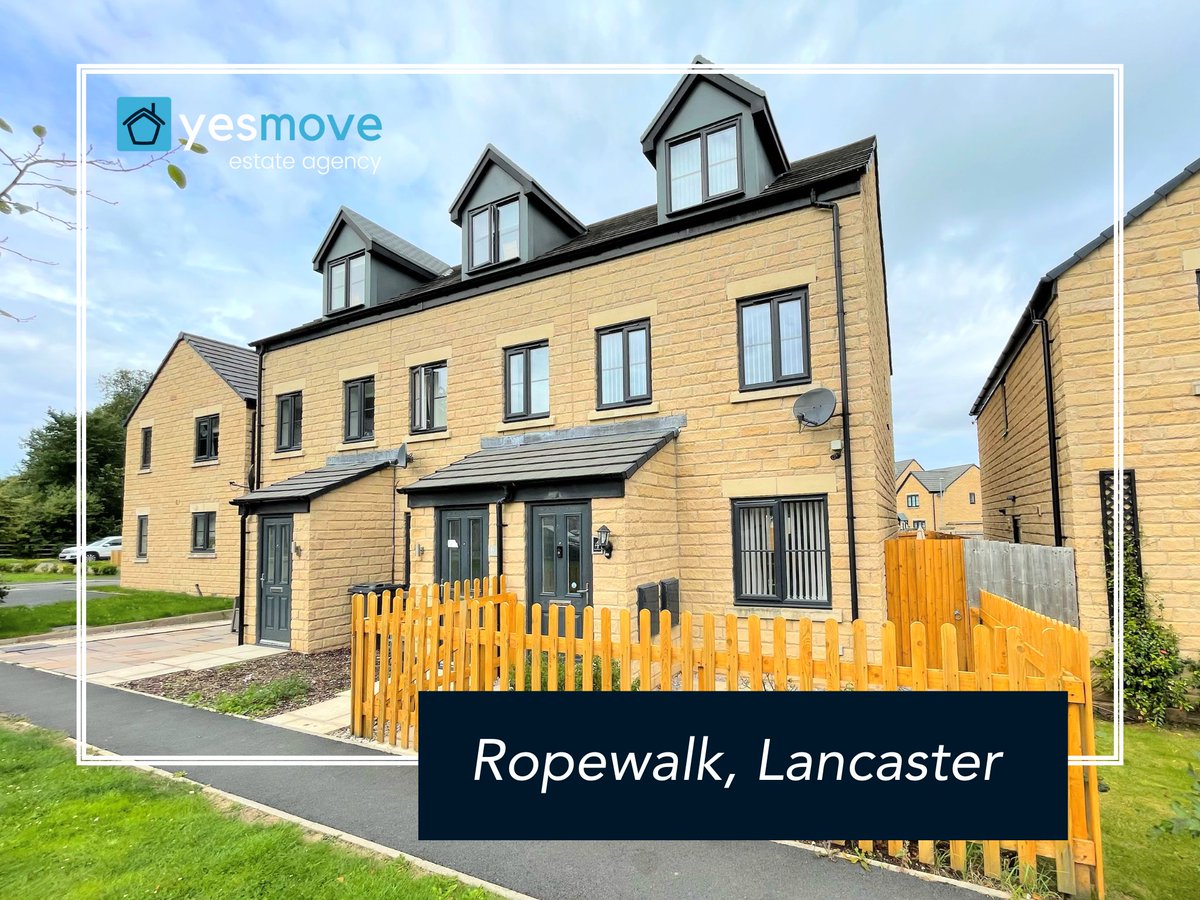 COMING SOON!! 👀 🏡
A stylish 3 Bedroom End Terrace located within Lancaster’s Lune side developments. 😊

#lancaster #riverlune #quayside #newbuild #yesmove #estateagent #buyahome #property #realestate