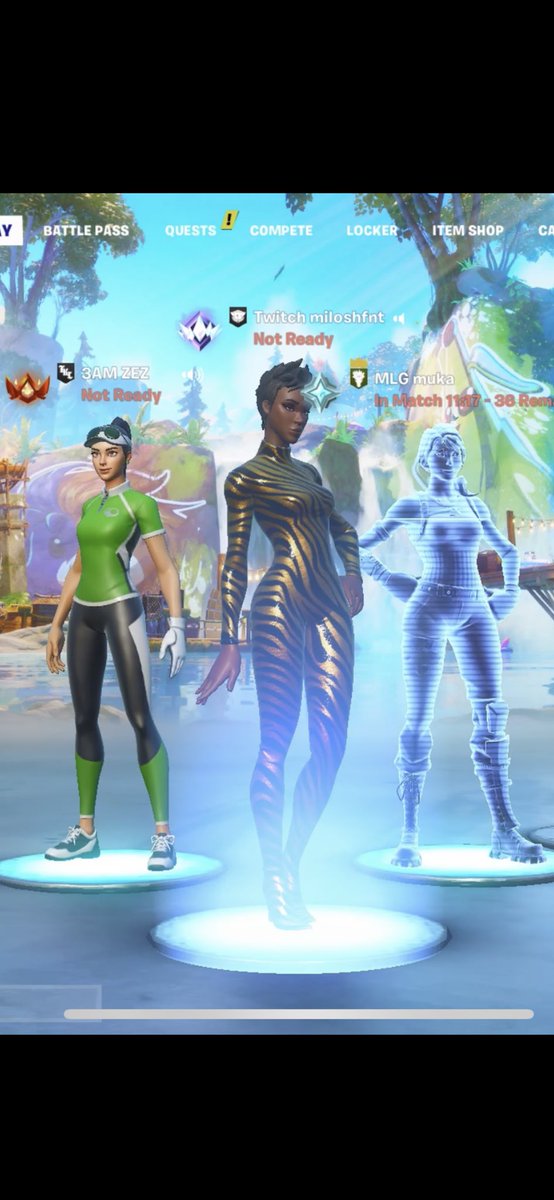 BlueSnake15_'s tweet photo. @EpicGames @FortniteGame @FNCompetitive @Clix @TheSommerset get lil bro and his shit ass team mates banned, aimbotting. How u gonna aimbot and LOSE https://t.co/FUEcvkfoOS