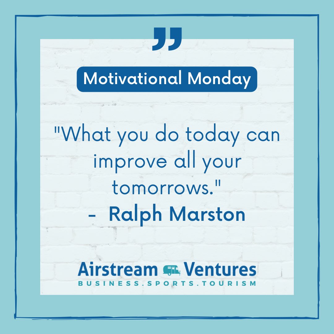 AirstreamV's tweet photo. Letโs make today count! #mondaymotivation #mondaymood #mondayvibes #followthestream https://t.co/KnJtoPMpU1